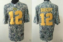 Nike New England Patriots -12 Tom Brady Dollar Fashion NFL Elite Jersey