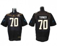 Nike Carolina Panthers -70 Trai Turner Black 2016 Pro Bowl Stitched NFL Elite Jersey