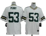Nike Green Bay Packers #53 Nick Perry White Men's Stitched NFL Elite Jersey