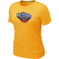 New Orleans Pelicans Big Tall Primary Logo Women T-Shirt (14)