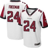 Nike Falcons -24 Devonta Freeman White Men's Stitched NFL Elite Jersey