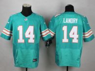 Nike Miami Dolphins #14 Jarvis Landry Aqua Green Alternate Men's Stitched NFL Elite Jersey