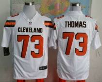 Nike Cleveland Browns -73 Joe Thomas White Stitched NFL Game Jersey