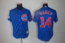 Chicago Cubs -14 Ernie Banks Blue Cool Base Stitched MLB Jersey