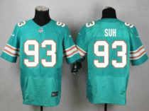 Nike Miami Dolphins -93 Ndamukong Suh Aqua Green Alternate Stitched NFL Elite Jersey