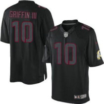 Nike Redskins -10 Robert Griffin III Black Stitched NFL Impact Limited Jersey