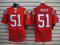 Nike New England Patriots -51 Jerod Mayo Red Alternate Mens Stitched NFL Elite Jersey