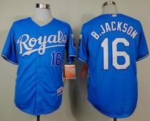 Kansas City Royals -16 Bo Jackson Light Blue Alternate Cool Base Stitched MLB Jersey