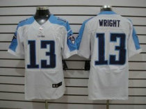 Nike Titans -13 Kendall Wright White Stitched NFL Elite Jersey