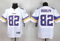 Nike Minnesota Vikings -82 Kyle Rudolph White Stitched NFL Elite Jersey