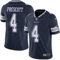 Nike Cowboys -4 Dak Prescott Navy Blue Team Color Stitched NFL Vapor Untouchable Limited Jersey