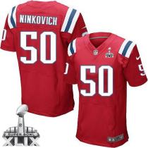 Nike New England Patriots -50 Rob Ninkovich Red Alternate Super Bowl XLIX Mens Stitched NFL Elite Je