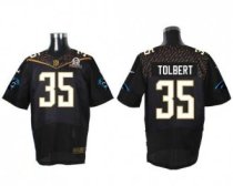 Nike Carolina Panthers -35 Mike Tolbert Black 2016 Pro Bowl Stitched NFL Elite Jersey