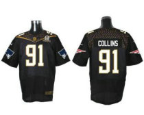 Nike New England Patriots -91 Jamie Collins Black 2016 Pro Bowl Stitched NFL Elite Jersey