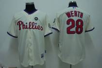 Philadelphia Phillies #28 Jayson Werth Stitched Cream MLB Jersey
