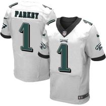 Nike Philadelphia Eagles #1 Cody Parkey White Men's Stitched NFL New Elite Jersey
