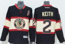 Chicago Blackhawks -2 Duncan Keith Black New Third Stitched NHL Jersey