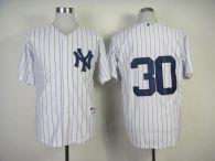 New York Yankees -30 David Robertson White Stitched MLB Jersey