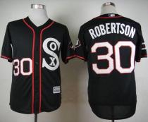 Chicago White Sox -30 David Robertson Black New Cool Base Stitched MLB Jerseys