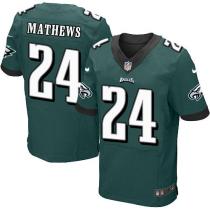 Nike Philadelphia Eagles #24 Ryan Mathews Midnight Green Team Color Men's Stitched NFL New Elite Jer