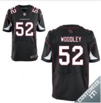 Nike Arizona Cardinals -52 Woodley Jersey Black Elite Alternate Jersey