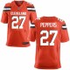 Nike Browns -27 Jabrill Peppers Orange Alternate Stitched NFL New Elite Jersey