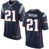 Nike New England Patriots -21 Malcolm Butler Navy Blue Team Color Stitched NFL New Elite Jersey