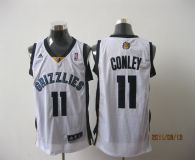 Memphis Grizzlies -11 Michael Conley Revolution 30 White Stitched NBA Jersey