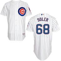 Chicago Cubs -68 Jorge Soler White Home Cool Base Stitched MLB Jersey