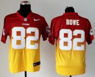 Nike Kansas City Chiefs #82 Dwayne Bowe Red Gold Men's Stitched NFL Elite Fadeaway Fashion Jersey