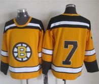 Boston Bruins -7 Phil Esposito Yellow CCM Throwback Stitched NHL Jersey