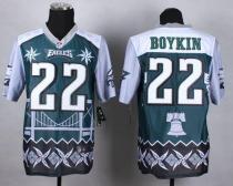Nike Philadelphia Eagles #22 Brandon Boykin Midnight Green Men's Stitched NFL Elite Noble Fashion Je