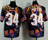 Nike Bears -34 Walter Payton Team Color Men's Stitched NFL Elite Fanatical Version Jersey
