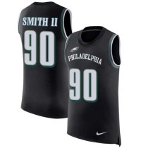 Nike Eagles -90 Marcus Smith II Black Alternate Stitched NFL Limited Rush Tank Top Jersey