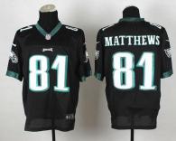Nike Philadelphia Eagles #81 Jordan Matthews Black Alternate Men's Stitched NFL Elite Jersey