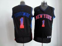 New York Knicks -1 Amare Stoudemire Black Stitched NBA Vibe Jersey