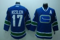 Vancouver Canucks -17 Ryan Kesler Stitched Blue Third NHL Jersey