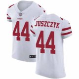 Nike 49ers -44 Kyle Juszczyk White Stitched NFL Vapor Untouchable Elite Jersey