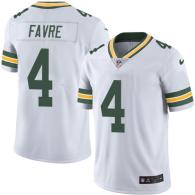 Nike Packers -4 Brett Favre White Stitched NFL Vapor Untouchable Limited Jersey