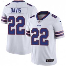 Nike Bills -22 Vontae Davis White Stitched NFL Vapor Untouchable Limited Jersey