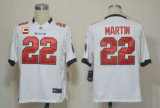 Nike Buccaneers -22 Doug Martin White With C Patch Stitched NFL Game Jersey