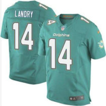 Nike Miami Dolphins -14 Jarvis Landry Aqua Green Team Color NFL New Elite Jersey