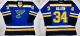 St Louis Blues -34 Jake Allen Light Blue Home Stitched NHL Jersey
