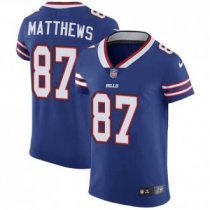Nike Bills -87 Jordan Matthews Royal Blue Team Color Stitched NFL Vapor Untouchable Elite Jersey