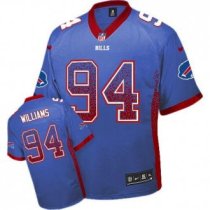 Nike Bills -94 Mario Williams Royal Blue Team Color Stitched NFL Elite Drift Fashion Jersey