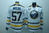 Buffalo Sabres -57 Tyler Myers Stitched White Third NHL Jersey