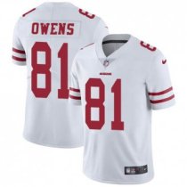 Nike 49ers -81 Terrell Owens White Stitched NFL Vapor Untouchable Limited Jersey
