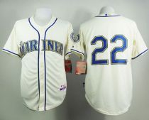 Seattle Mariners #22 Robinson Cano Cream Alternate Cool Base Stitched MLB Jersey