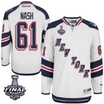 New York Rangers -61 Rick Nash White 2014 Stadium Series With Stanley Cup Finals Stitched NHL Jersey