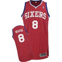 Philadelphia 76ers -8 Jahlil Okafor Red Stitched NBA Jersey